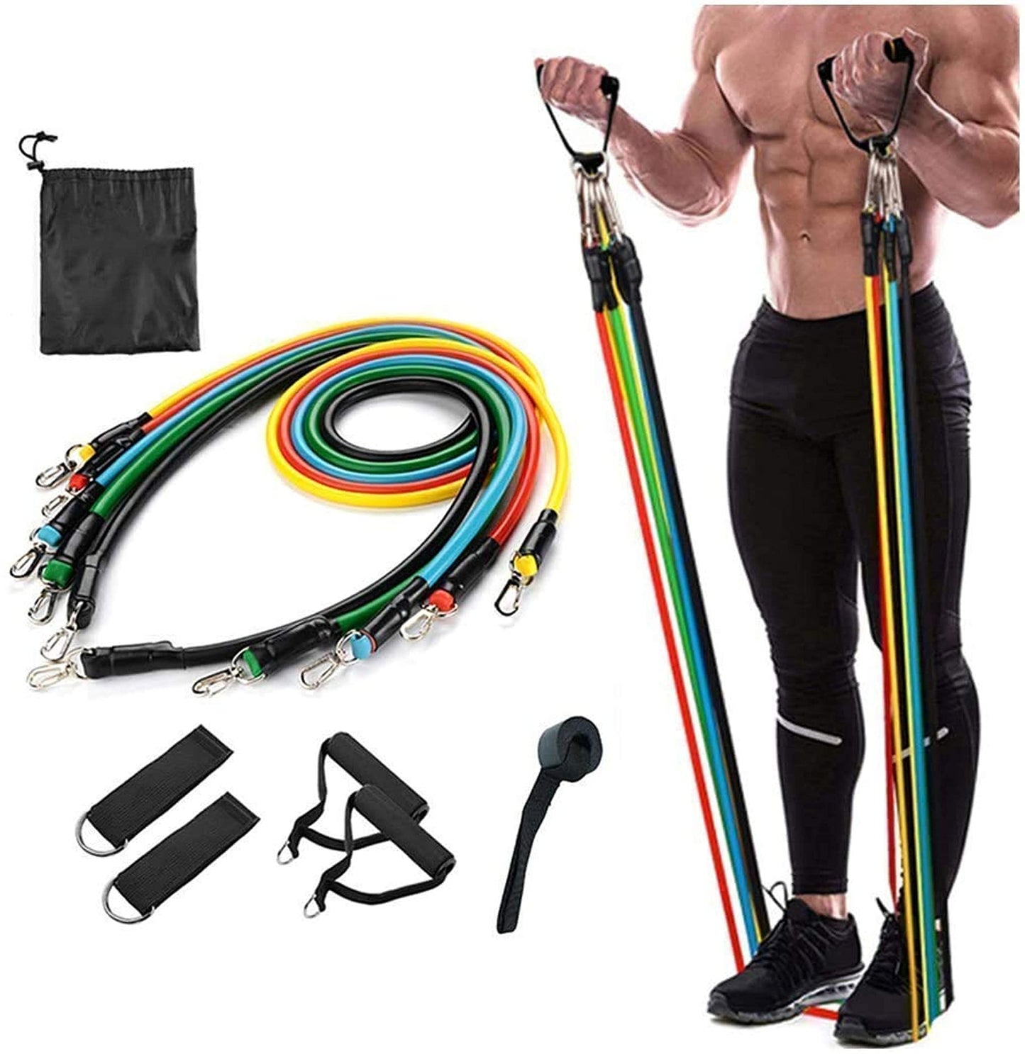 Adjustable Resistance Bands Set